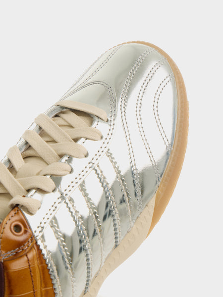 adidas x WB MN Samba Metallic, Silver Met / Easy Yellow S17