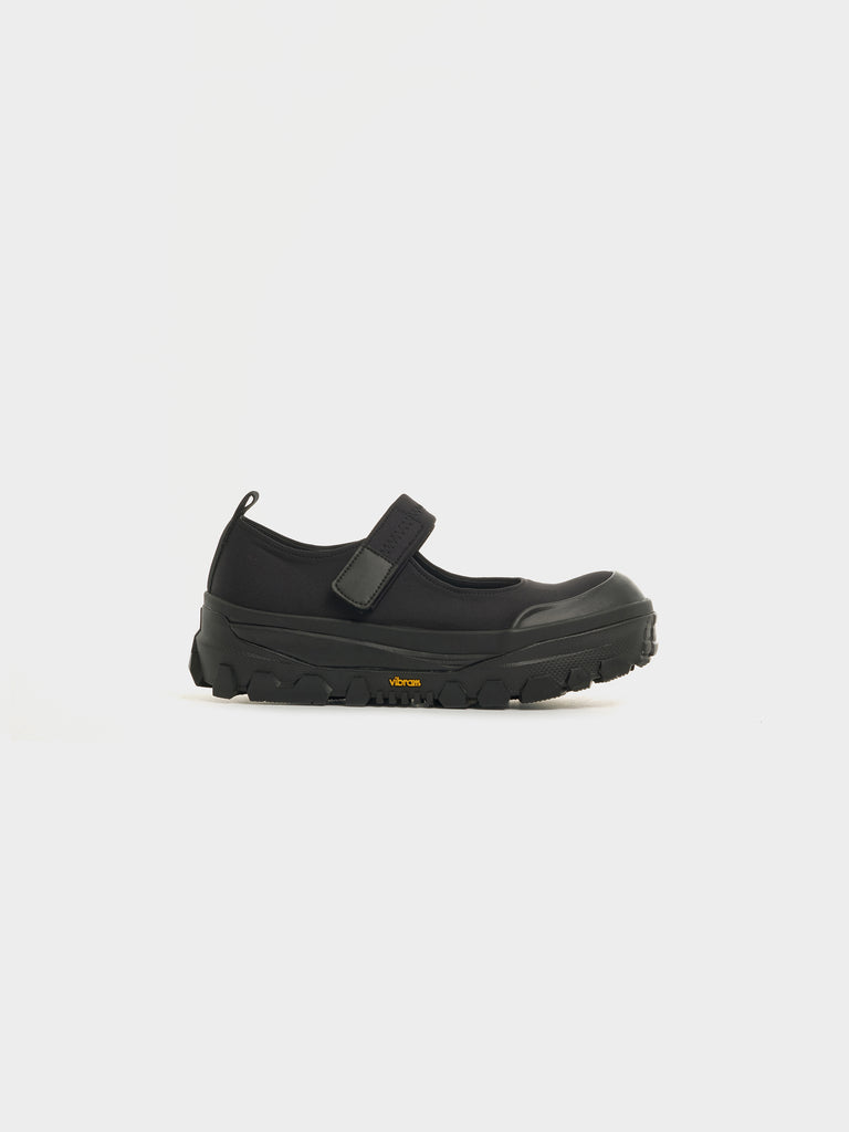 【AMOMENTO】25ss vibram mary jane AMOMENTO Black Vibram Mary Jane Loafers AMOMENTO