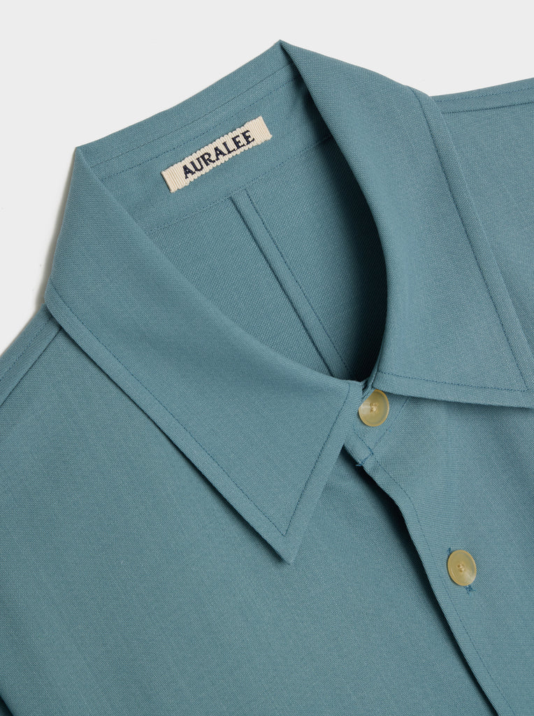 トップス AURALEE HARD TWIST WOOL DOBBY SHIRTS AURALEE_A24SS01KW_26307719_000