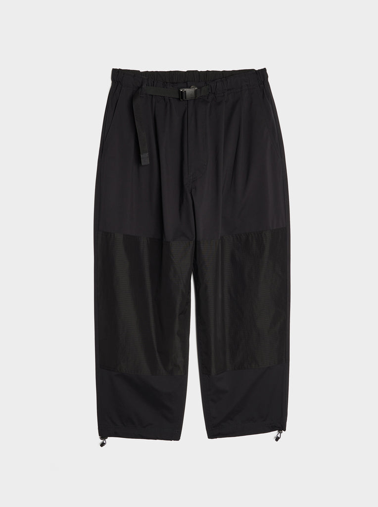 COMME des GARCONS Wool Nylon Wide Easy Pants Black M | PLAYFUL