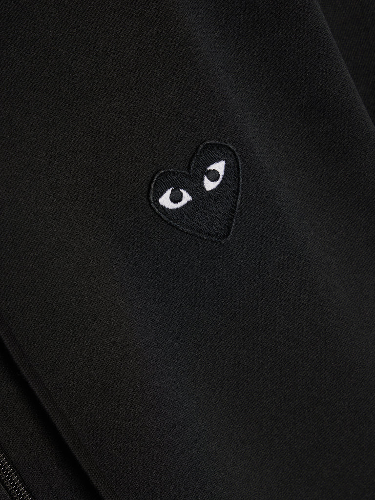 Men Big Black Heart Hooded Zip-Up | Comme des Garcons PLAY | 7017