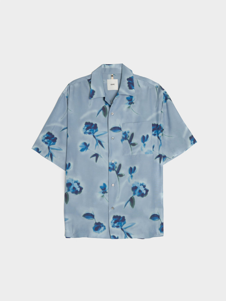シャツ OAMC Flora Cut Shirt Blue 23E28OAU61VICOA016400 23E28OAU61VI OAMC 23SS KURT SHIRT， FLORA Blue L（OAMC 23SS KURT SHIRT