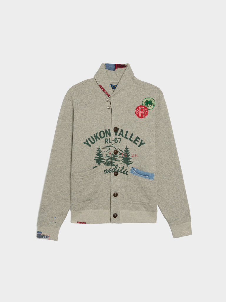 Vintage Fleece Yukon V Alley Cardigan | Polo Ralph Lauren | 7017 REIGN