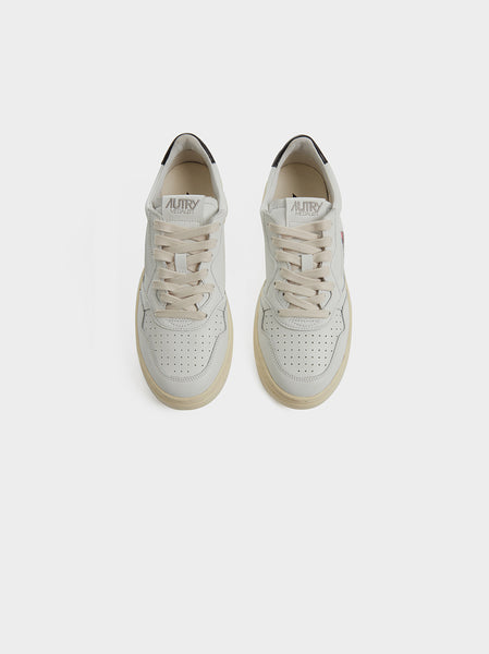 M Medalist Low, Leat / Leat White