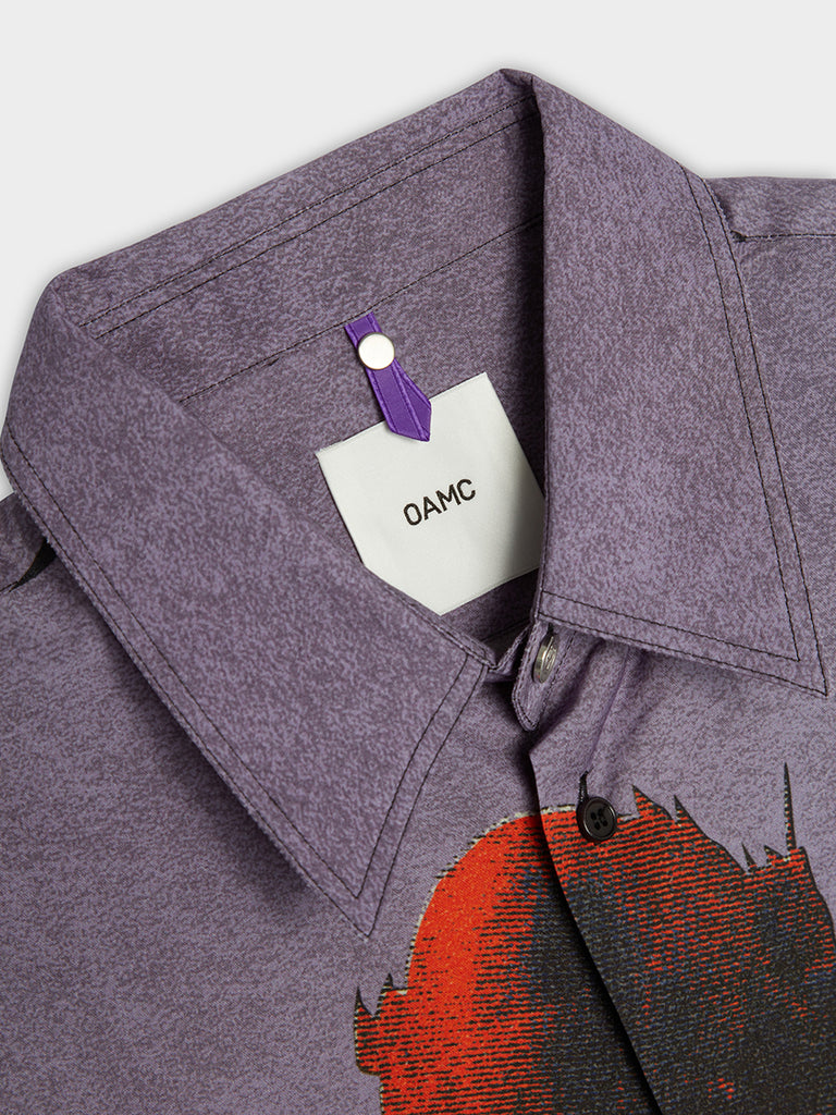 シャツ OAMC Flora Cut Shirt Lilac 23E28OAU61VICOA016536 23E28OAU61V ☆OAMC☆ Flora Cut Shirt Lilac 23E28OAU61VICOA016536 (OAMC