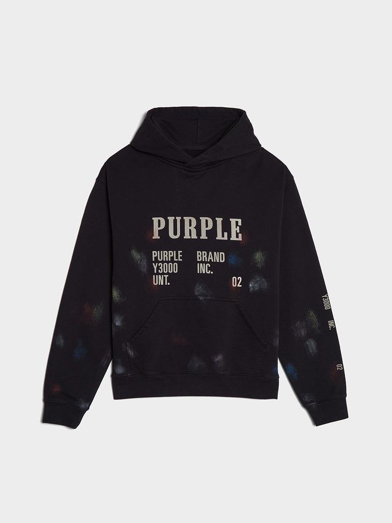 PURPLE BRAND ARTIFACT SILICON HOODIE - EARTH Mens Apparel – ASPHALT