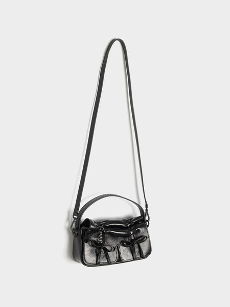 Multipocket Micro Crossbody Lux, Black