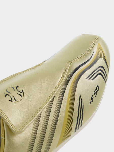 Taekwondo F50 W, Gold Metallic / Core Black
