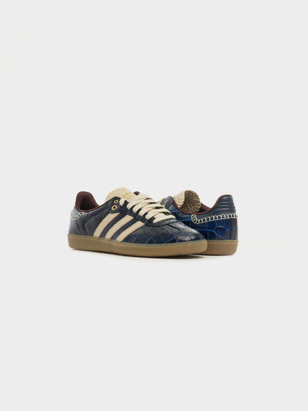 adidas x WB Samba, Collegiate Navy / Wonder White