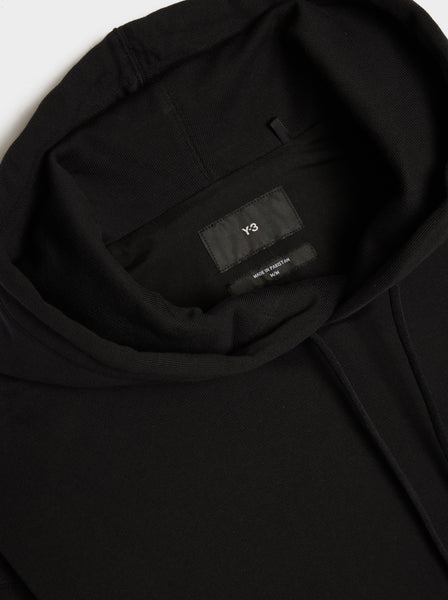 Y-3 Organic Cotton Terry Hoodie, Black