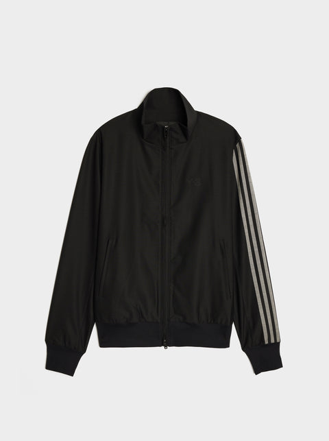 3-Stripes Refined Wool Track Top, Black