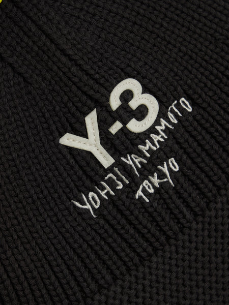Y-3 Knit Bucket, Black