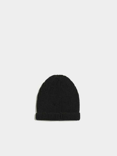 Y-3 Knit Beanie, Black