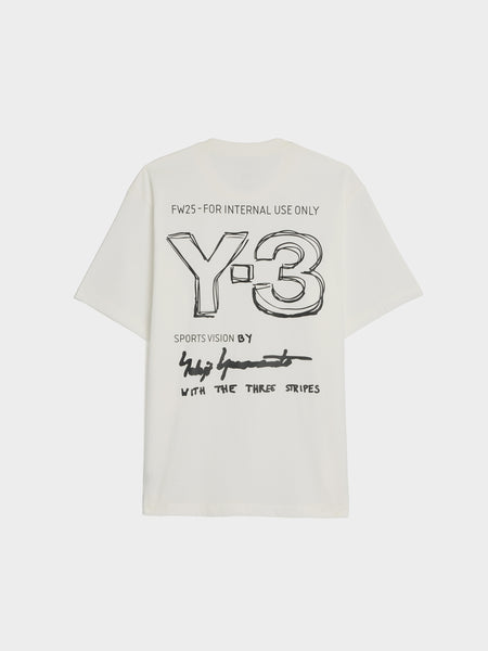 M Merch SS Tee, White