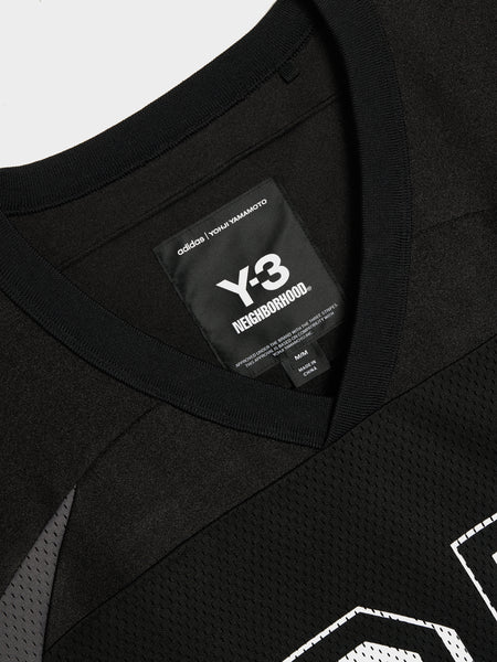 Y-3 x NBHD Football Jersey, Black