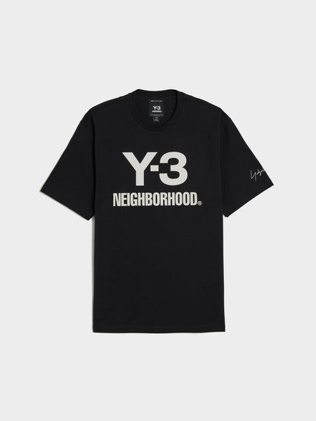 Y-3 x NBHD Logo Tee, Black