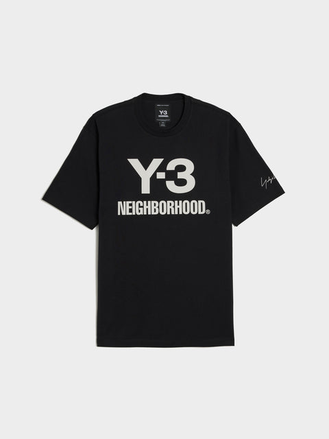 Y-3 x NBHD Logo Tee, Black