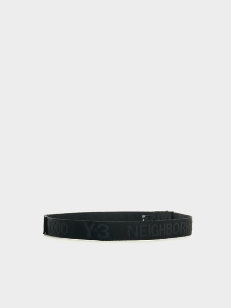 Y-3 x NBHD Belt, Black