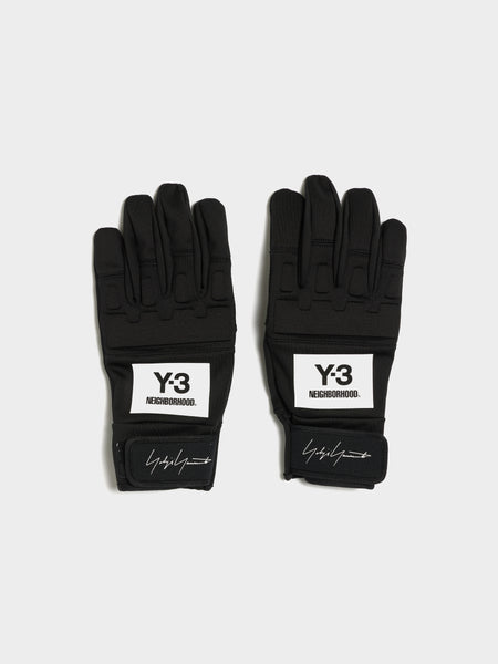 Y-3 x NBHD Gloves, Black