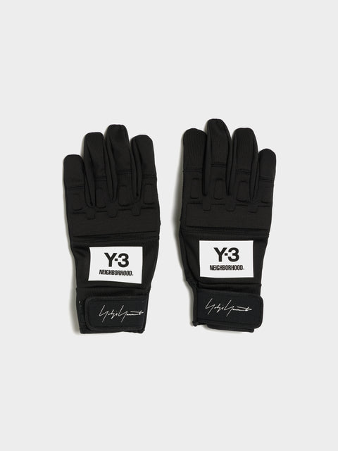 Y-3 x NBHD Gloves, Black