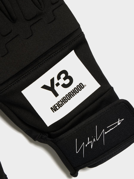 Y-3 x NBHD Gloves, Black