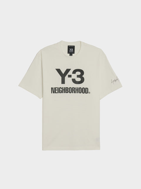Y-3 x NBHD Logo Tee, White