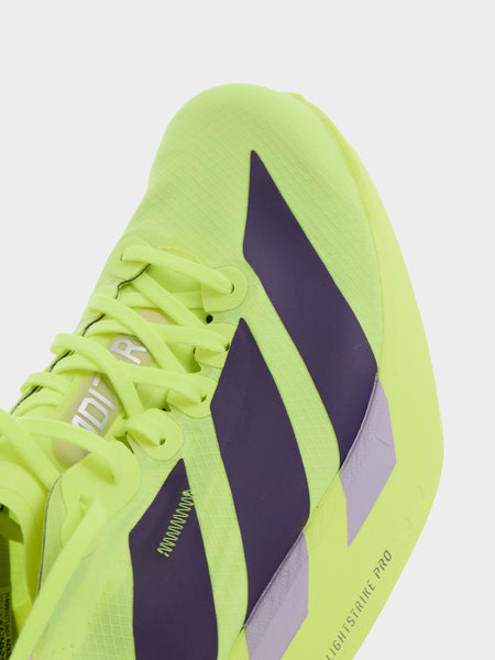 Adizero Adios Pro 4 M, Solar Yellow / Aura Plum