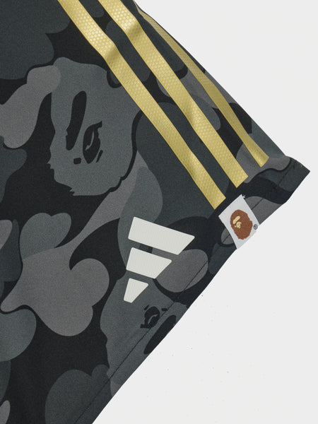 Bape Football Shorts, Black