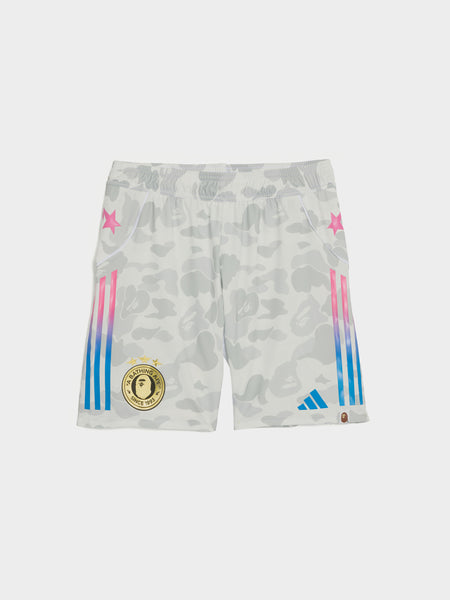 Bape Football Shorts, White