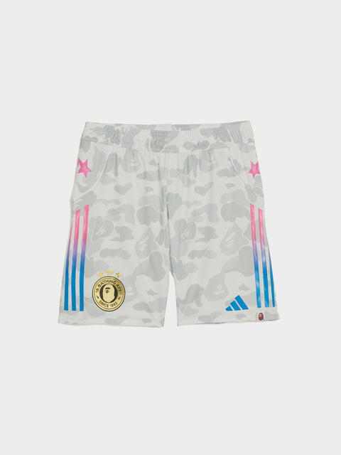 Bape Football Shorts, White