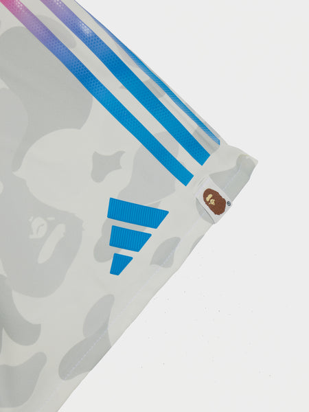 Bape Football Shorts, White