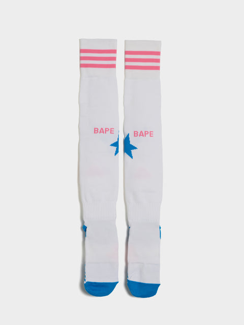 Bape Football Socks, White