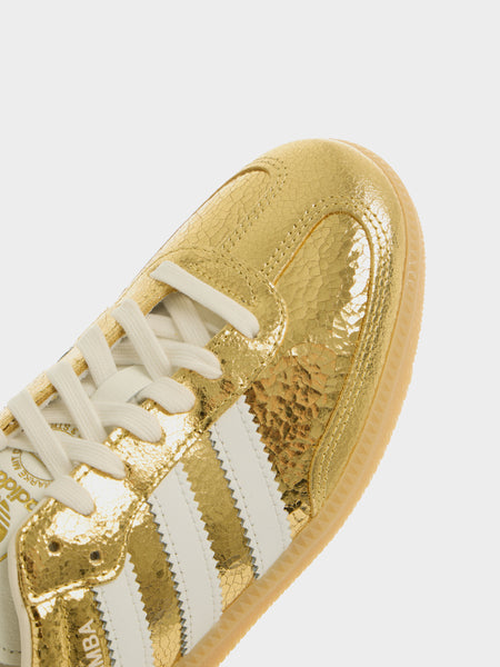 Samba OG W, Gold Metallic / White