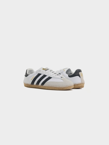 adidas x Clot Samba Espadrille, White / Core Black