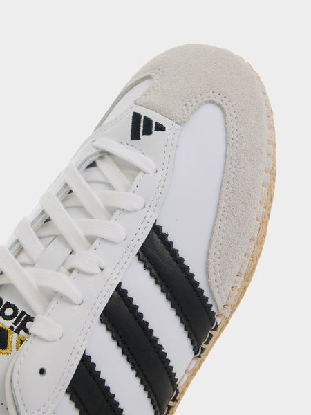 adidas x Clot Samba Espadrille, White / Core Black