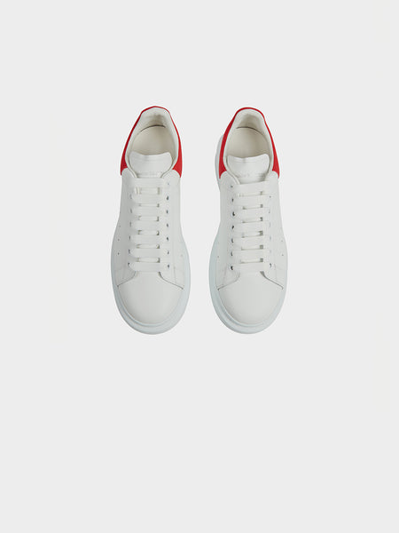 Oversized Sneaker, White / Lust Red