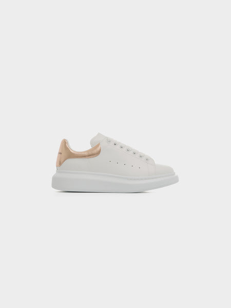 W Oversized Sneaker, White / Rose Gold