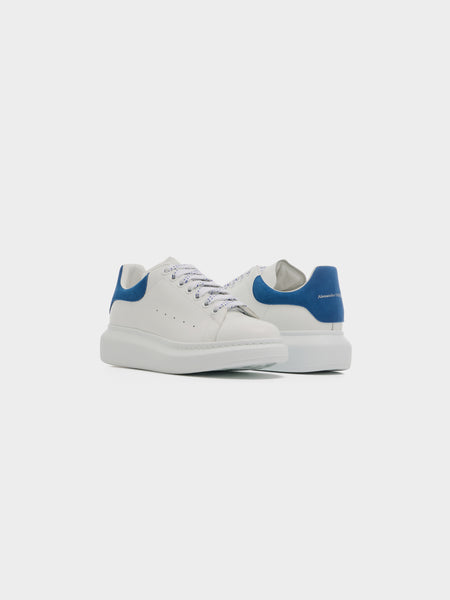 W Oversized Sneaker, White / Paris Blue