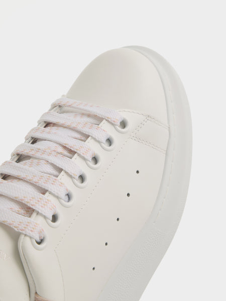 W Oversized Sneaker, White / Patchouli