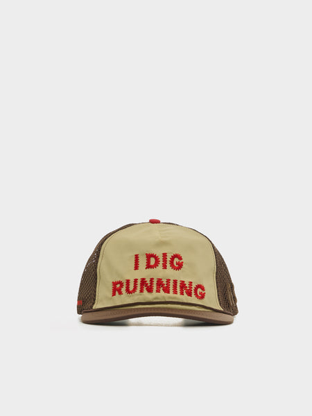 I Dig Running Trucker Hat OG, Pink
