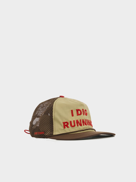 I Dig Running Trucker Hat OG, Pink