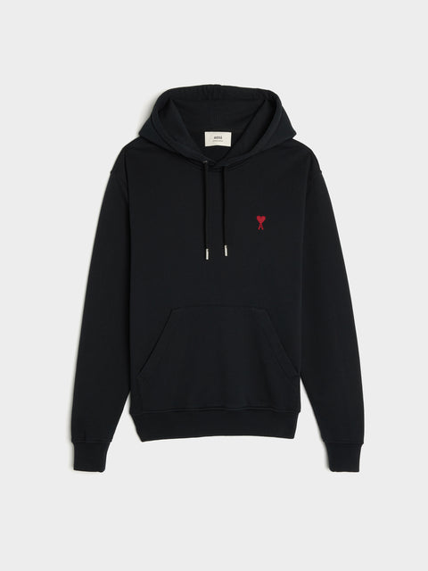 Red Ami De Coeur Classic Hoodie, Black