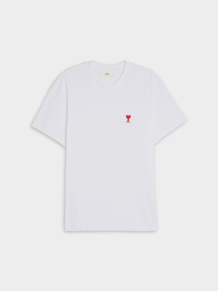 Small Red Classic Ami De Coeur T-Shirt, White