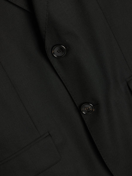 Classic Two Buttons Jacket, Black