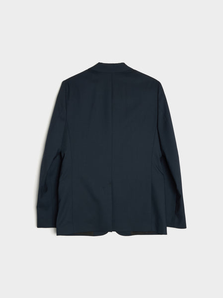 Classic Two Buttons Jacket, Night Blue