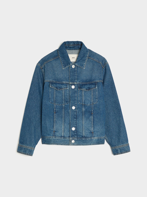 Trucker Jacket, Used Blue