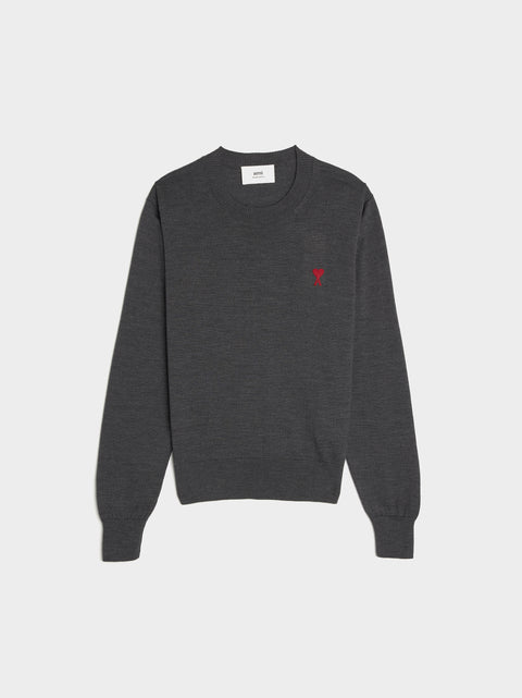 Classic Red ADC Sweater, Heather Grey