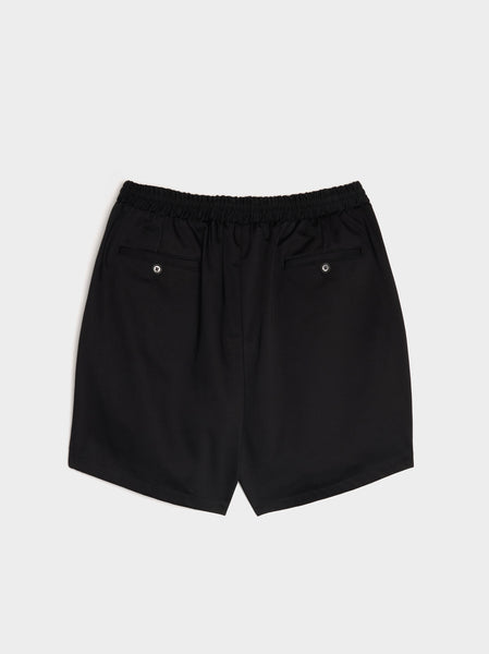 Elasticated Waist Shorts, Black