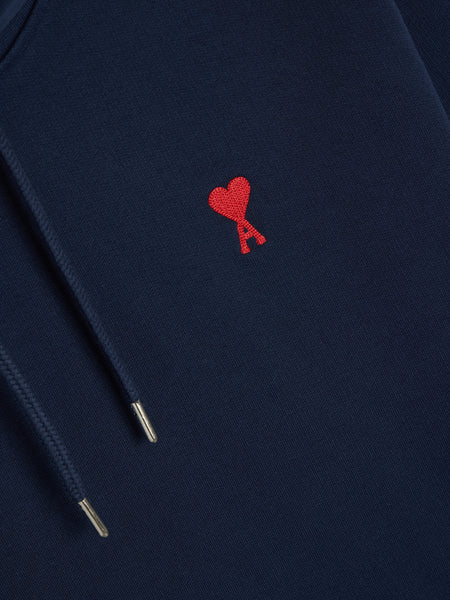 Small Red Ami De Coeur Hoodie, Nautic Blue