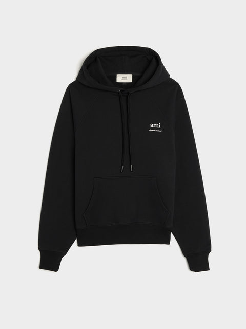 Ami AM Boxy Hoodie, Black